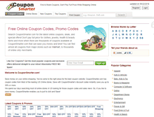 Tablet Screenshot of couponsmarter.com